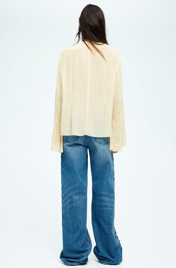 Soleil Lacing-Detail Blouse