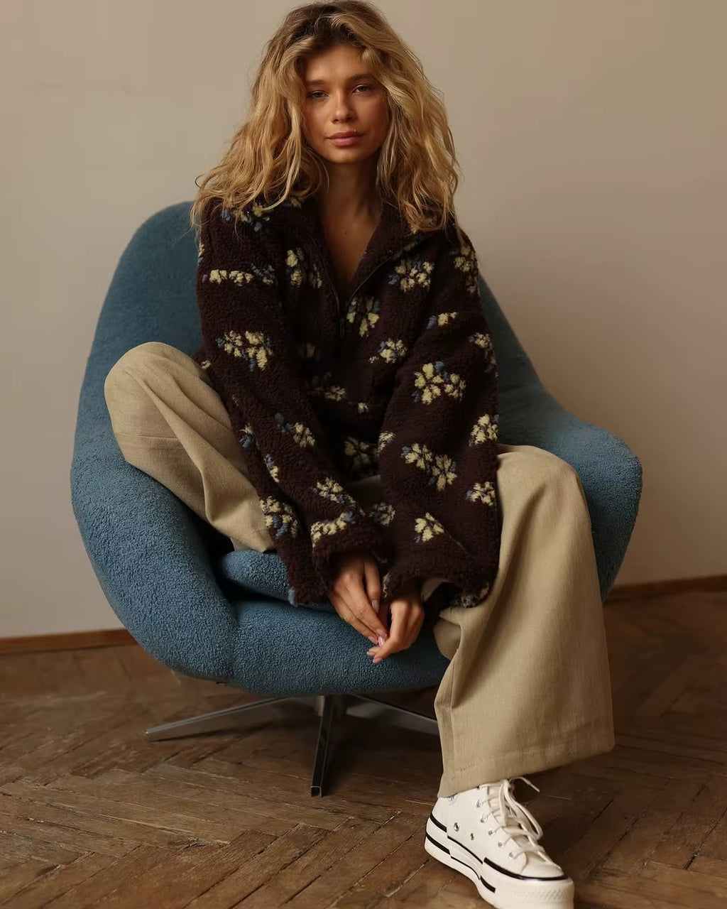 Murmure | Trui met bloemenprint