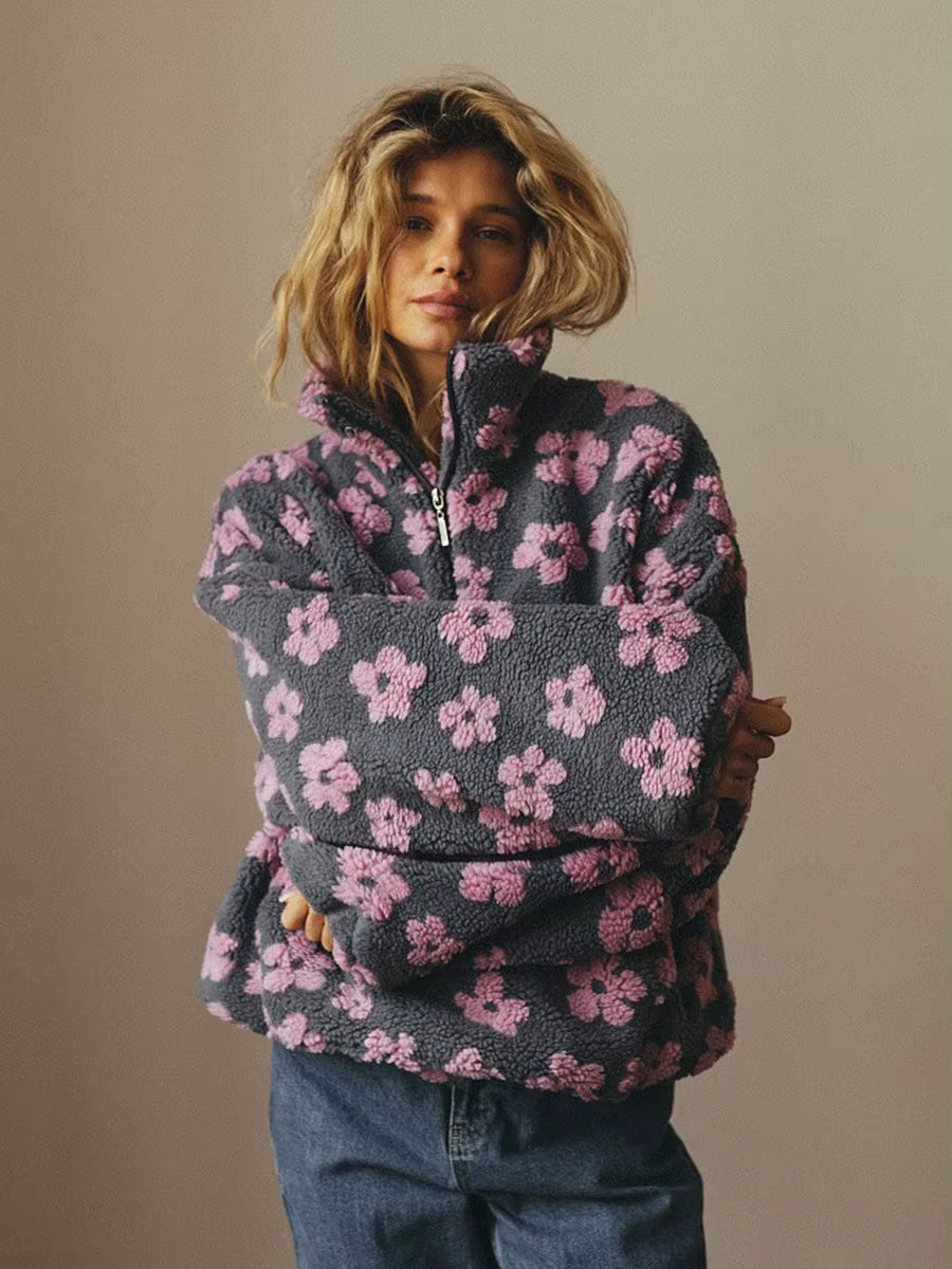 Murmure | Trui met bloemenprint