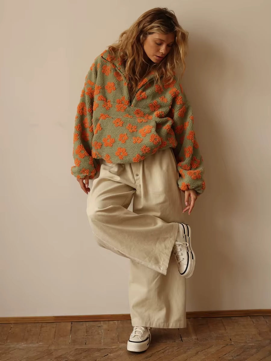 Murmure | Trui met bloemenprint